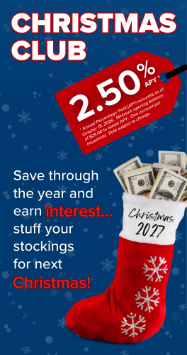 Christmas Club 2025, 2.50%