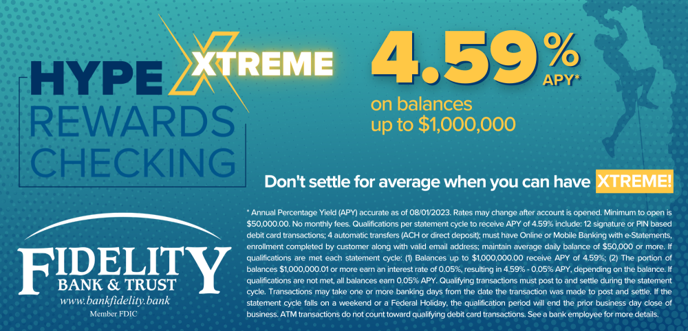 Hype extreme rewards checking - 4.59% on balances up to 00